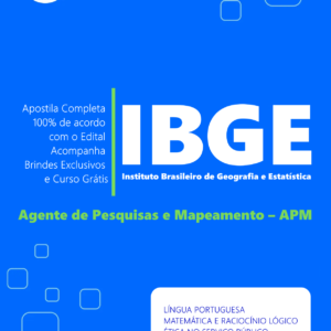 Apostila IBGE 2025 Agente de Pesquisas e Mapeamento Barata