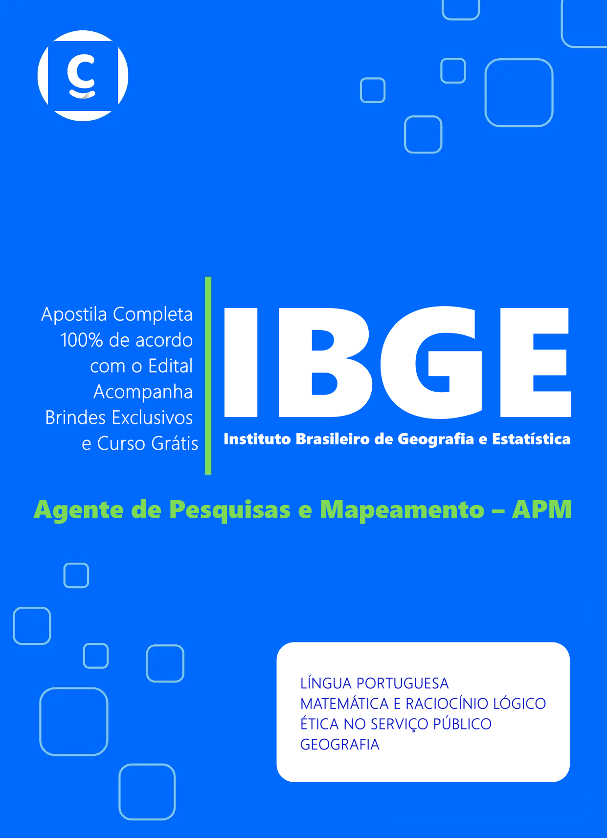 Apostila IBGE 2025 Agente de Pesquisas e Mapeamento Barata